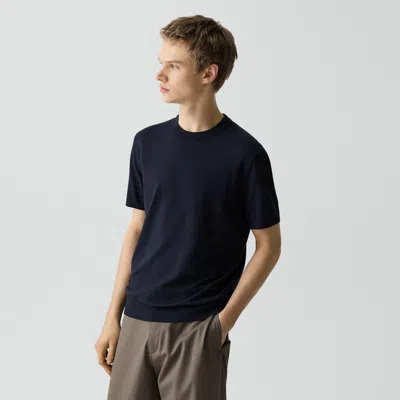 Theory Soris Tee In Light Bilen In Blue