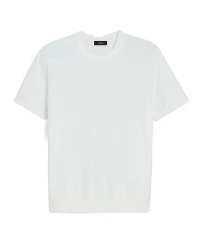 Theory Soris Tee In Light Bilen In White