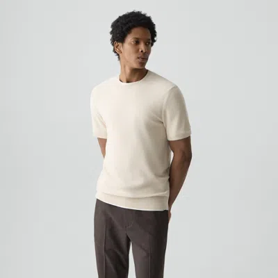 Theory Soris Tee In Light Bilen In White