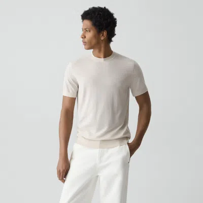 Theory Soris Tee In Regal Wool In White