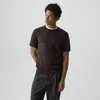 Theory Soris Tee In Regal Wool In Brown
