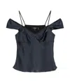 Theory Spaghetti Strap Vest In Blue