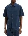 Theory Spread Collar Pocket Overshirt In Multi