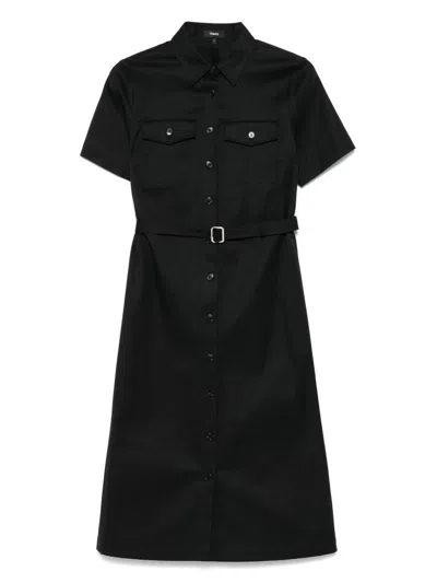 Theory Ss Mtry Midi Sd.cott Clothing
