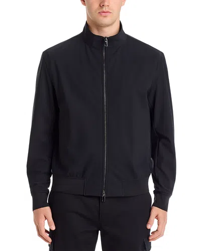 Theory Stand Collar Bomber In Black