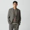Theory Standard Blazer In Sartorial Wool In Gray