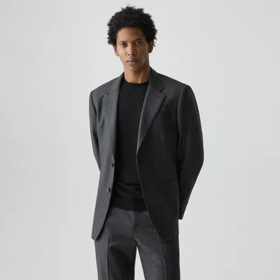 Theory Standard Blazer In Sartorial Wool In Gray