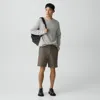 Theory Standard Chino Short In Moonsoft Cotton In Brown