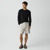 Theory Standard Chino Short In Moonsoft Cotton In Gray