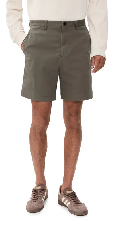 Theory Standard Chino Shorts Morel In Brown