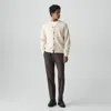 Theory Standard Drawstring Pant In Motion Wool In Brown
