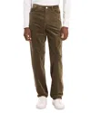 Theory Crosby Corduroy Slim Straight Leg Pants In Brown