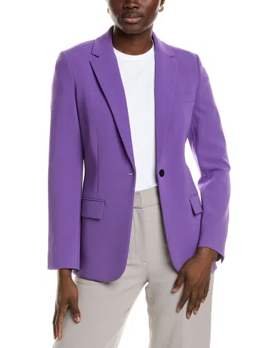 Theory Staple Blazer In Purple