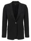 Theory Tailored Blazer With Back Vent And Cuffs