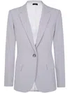 Theory Staple Blazer Badmi In M Platinum