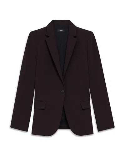 Theory Women's Classic Crepe Blazer In Black