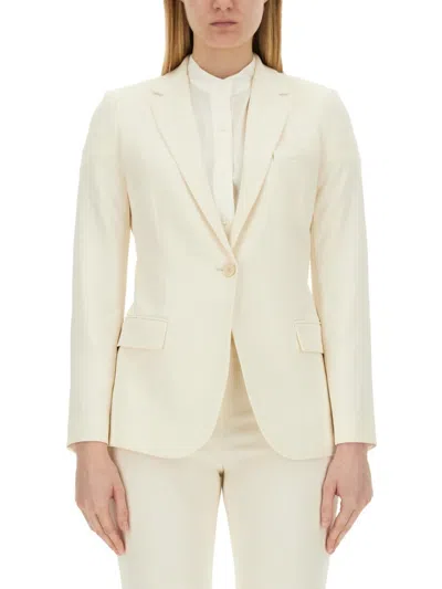 Theory Staple Blazer In Beige