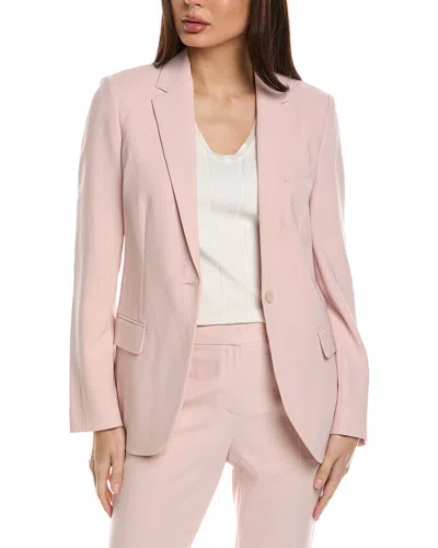 Theory Staple Blazer In Pink