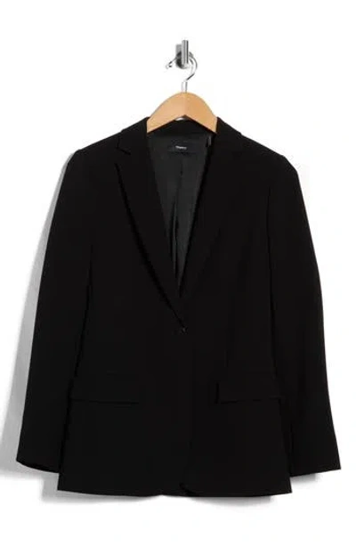 Theory Staple Crepe Blazer In Black