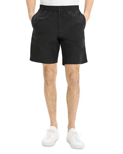 Theory Straight 8 Drawstring Short In Soft Lawn