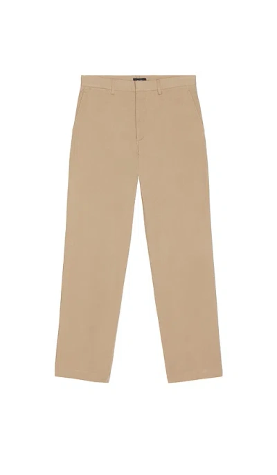 Theory Straight Chino Pant In Neutral