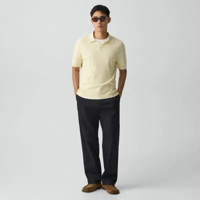 Theory Straight Chino Pant In Moonsoft Cotton In Black