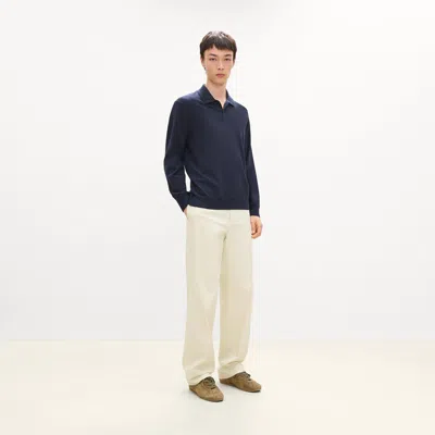 Theory Straight Chino Pant In Moonsoft Cotton In White