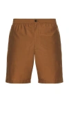 Theory Straight Cut Shorts In Brown
