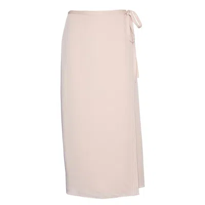 Theory Straight Fit Tie Wrap Skirt In Pink