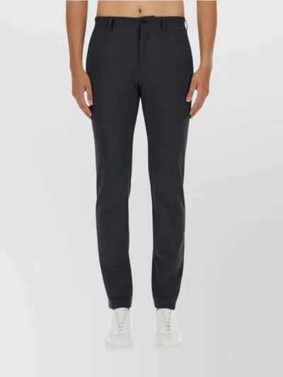 THEORY STRAIGHT FIT TROUSERS WITH SIDE AND BACK POCKETS