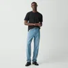 Theory Straight Jean In Stretch Denim In Super Light Wash