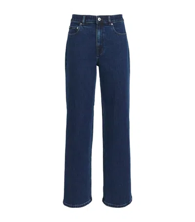 Theory Straight Jeans In Blue