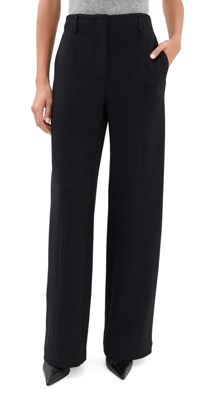 Theory Straight Knit Pants Black