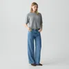 Theory Straight-leg Five-pocket Pant In Relaxed Denim In Blue