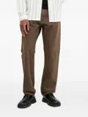 Theory Straight-leg Jeans In Brown