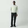 Theory Straight-leg Pant In Stretch Wool In Deep Black
