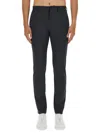 Theory Straight Fit Trousers With Side And Back Pockets In Black