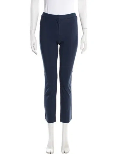 Pre-owned Theory Straight Leg Pants W/ Tags In Blue
