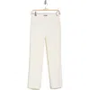 Theory High-waist Wide-leg Pant In Good Linen In Ivory