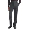 Theory Gray Larin Trousers In Medium Charcoal