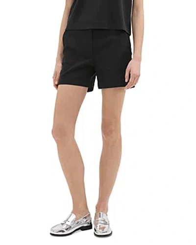 Theory Waist Tab Short In Good Linen In Black