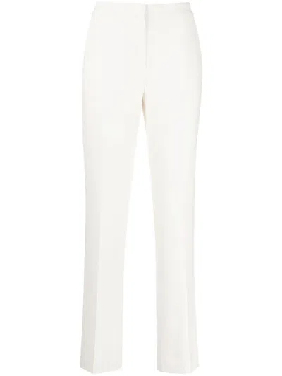Theory Slim-cut Tailored Trousers In Neutrals