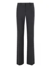 Theory Tailored Slim-fit Trousers With Angled Pockets In Black
