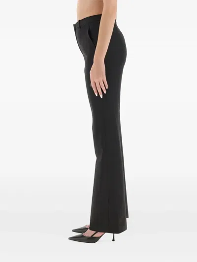 Theory Straight-leg Trousers In Black