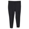 Theory Straight-leg Trousers In Black Linen