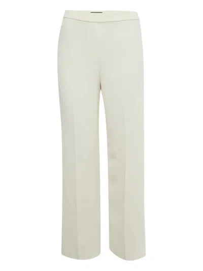 Pre-owned Theory Straight-leg Trousers In Neutral