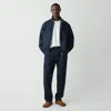 Theory Straight Pant In Cotton-blend Twill In Baltic