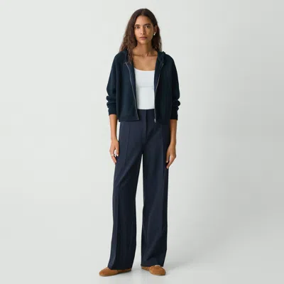 Theory Straight Pant In Good Wool In Nocturne Navy