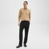 Theory Straight Pant In Wool-blend Twill In Black