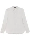 Theory Straight Shirt In Grau